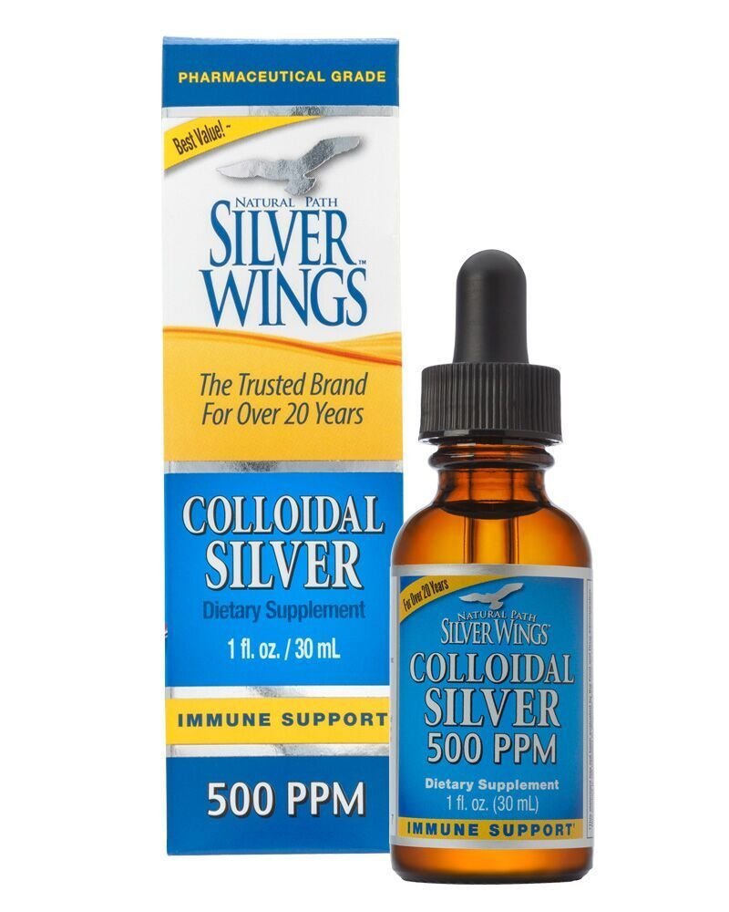 Foto 2 pulgar | Plata Coloidal Natural Path Silver Wings 500 Ppm 30 ml - Venta Internacional