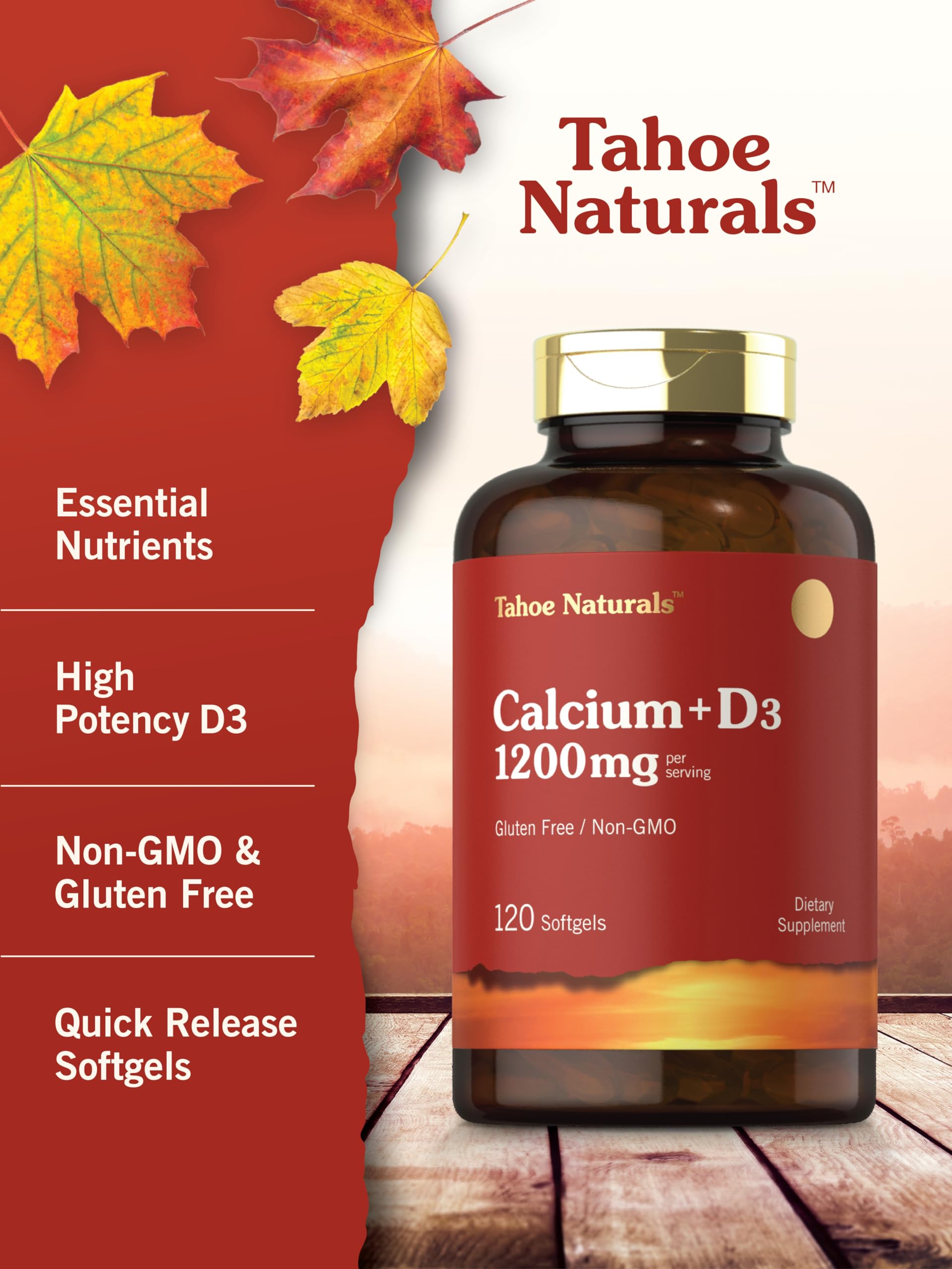 Foto 5 pulgar | Suplemento Carlyle Calcium 1200 Mg con Vitamina D3 120 Cápsulas Blandas - Venta Internacional