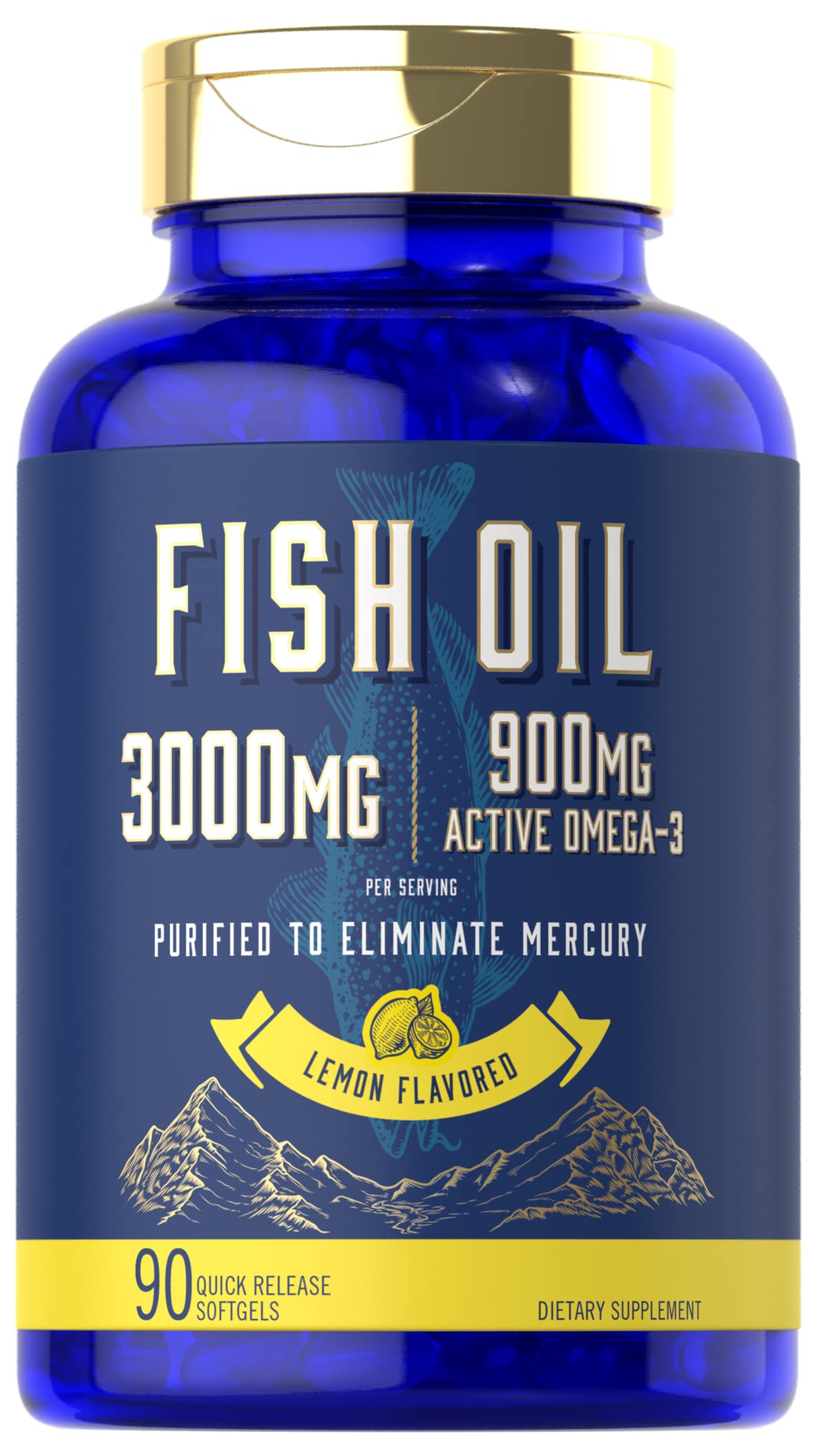 Foto 2 pulgar | Suplemento de Aceite de Pescado Carlyle 3000 Mg 90 Cápsulas Blandas - Venta Internacional