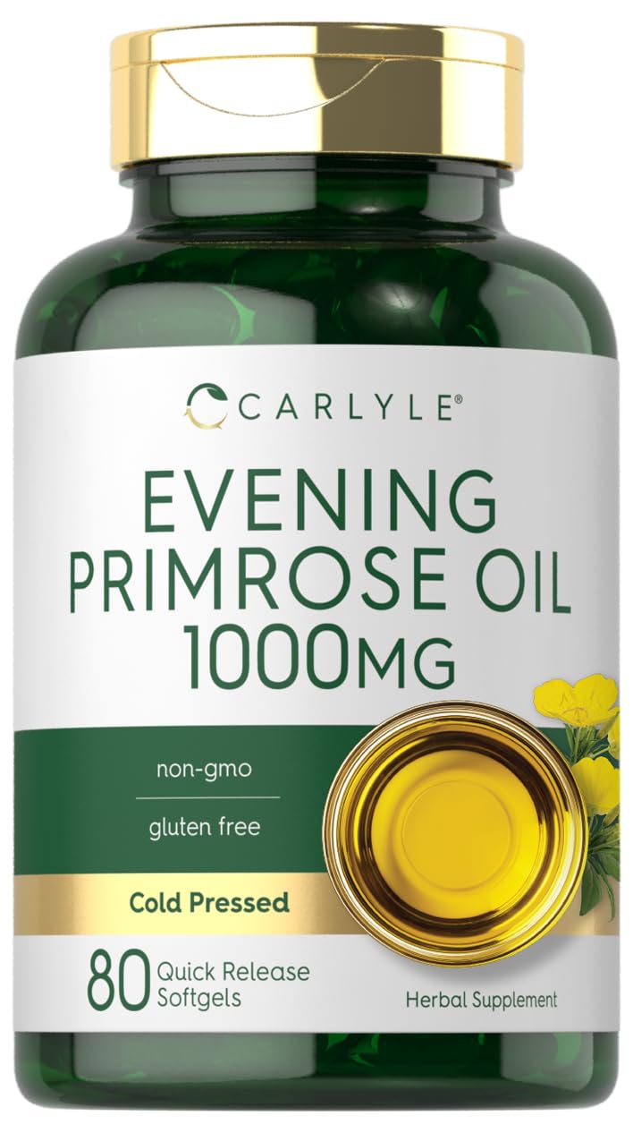 Foto 1 | Suplemento de Aceite de Onagra Carlyle 1000 mg 80 Cápsulas Blandas - Venta Internacional
