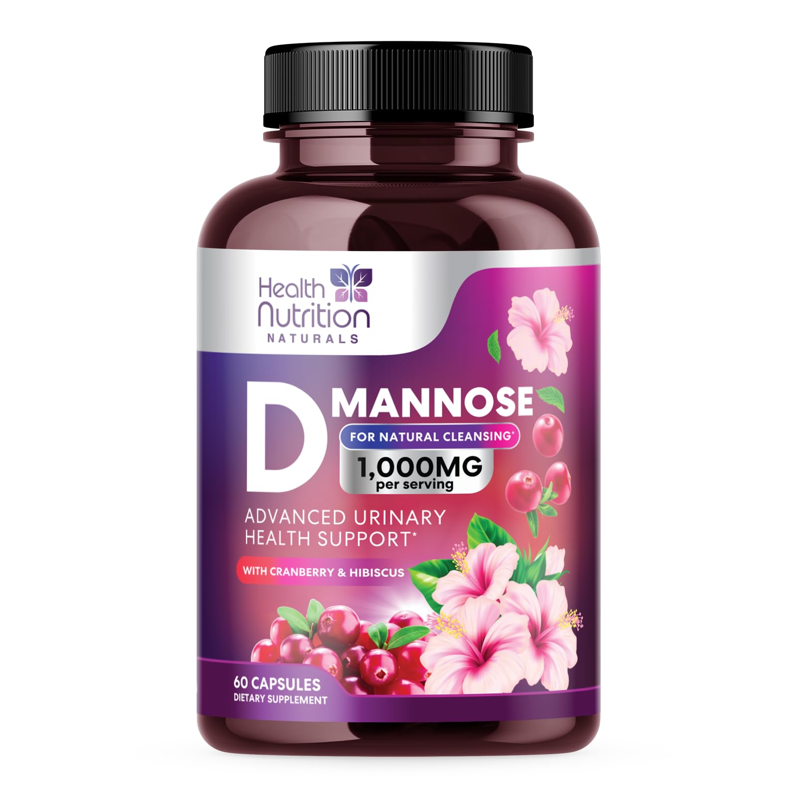 Foto 2 pulgar | Suplemento Health Nutrition Naturals Con D-manosa y Arándano - Venta Internacional
