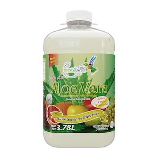 Foto 1 | Jugo de Aloe Vera 100% Natural con Trocitos de Sábila y Doble Pulpa 3.78L - Best Health
