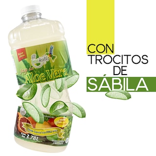 Foto 4 | Jugo de Aloe Vera 100% Natural con Trocitos de Sábila y Doble Pulpa 3.78L - Best Health