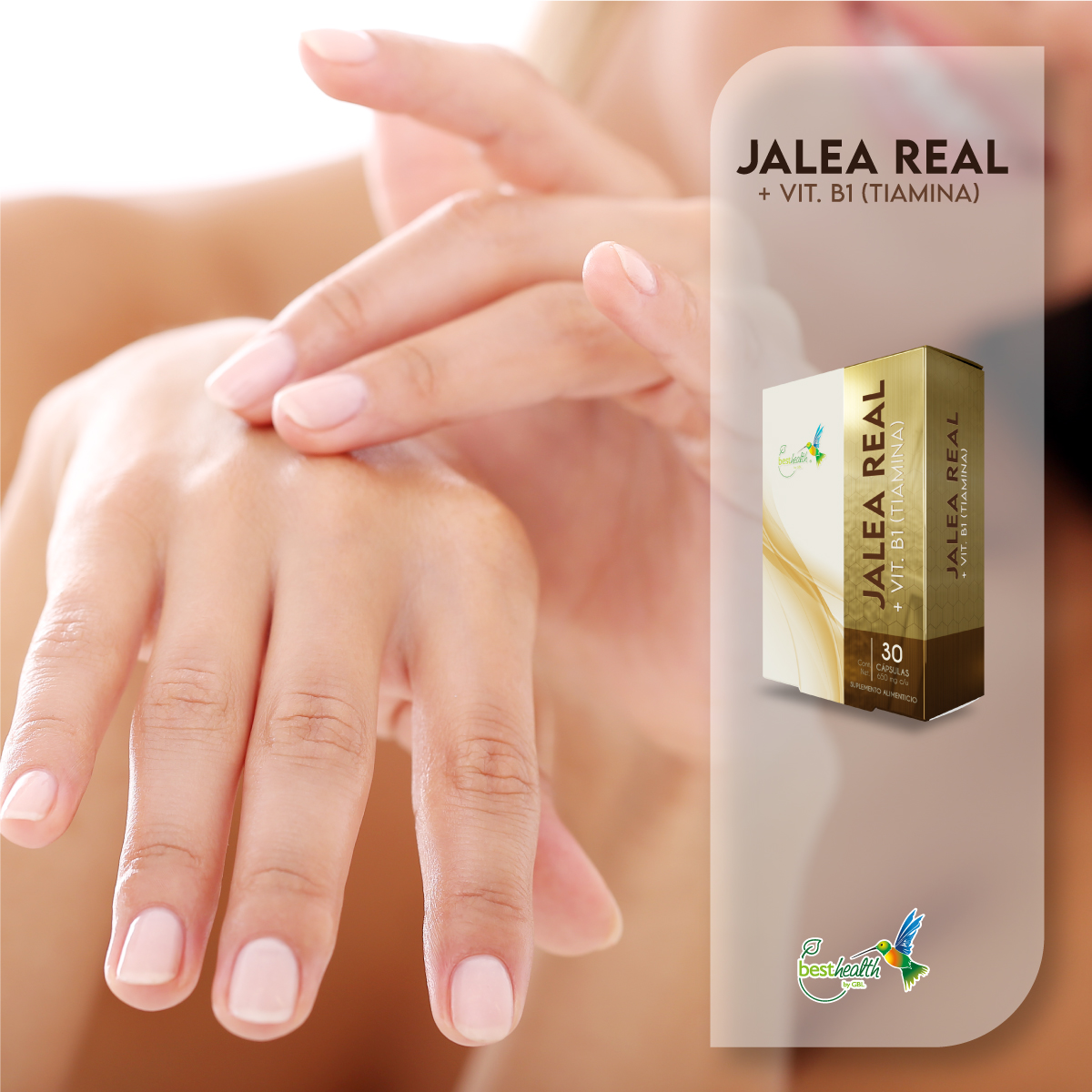 Foto 4 pulgar | Jalea Real + Vitamina B1 Tiamina 30 Caps Best Health Suplemento Alimenticio