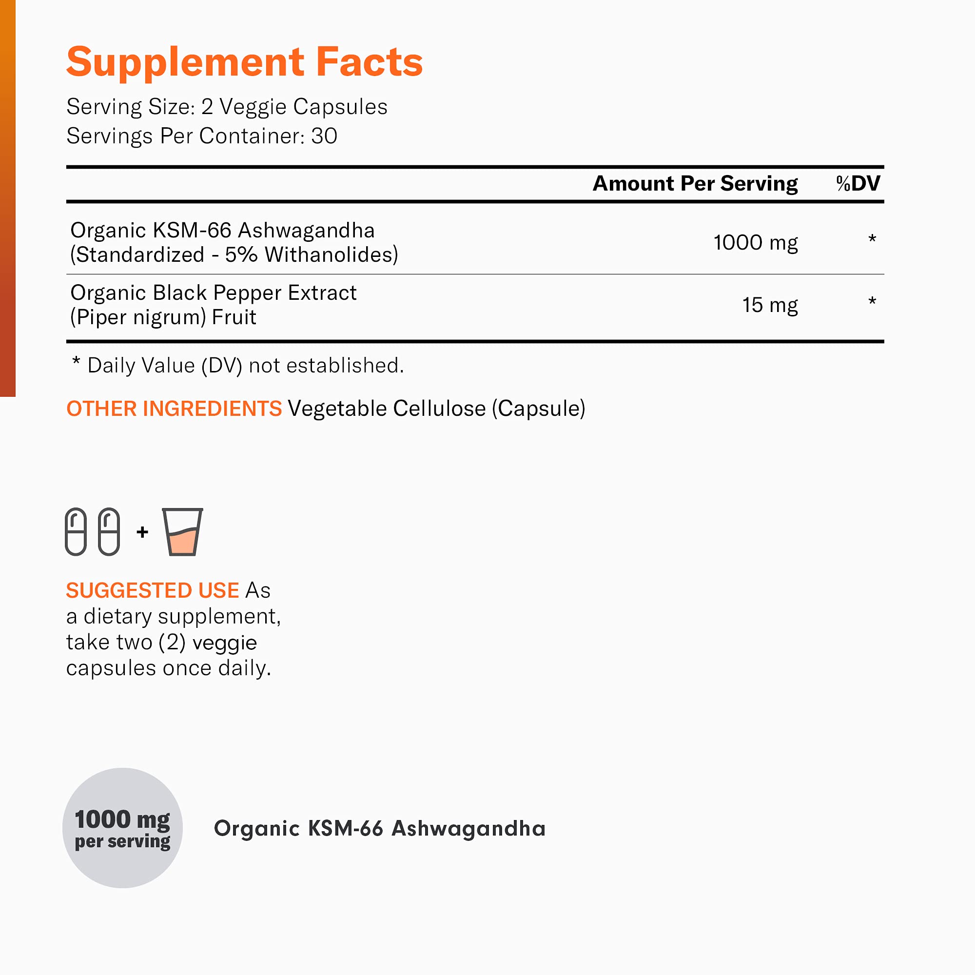 Foto 3 pulgar | Suplemento Physician's Choice Ksm-66 Ashwagandha 1000 Mg - Venta Internacional.