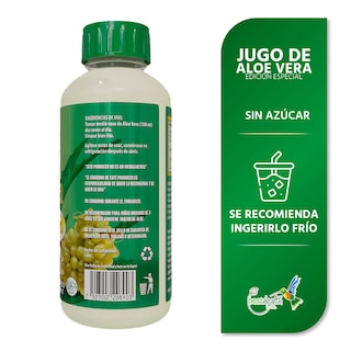 Foto 2 | Jugo de Aloe Vera 100% Natural con Trocitos de Sábila y Doble Pulpa - 1L
