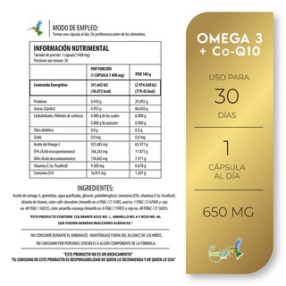Foto 3 | Omega 3 + Coq10 30 Cápsulas Best Health Antioxidante