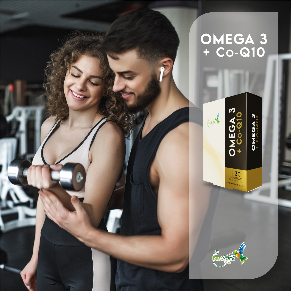 Foto 5 pulgar | Omega 3 + Coq10 30 Cápsulas Best Health Antioxidante