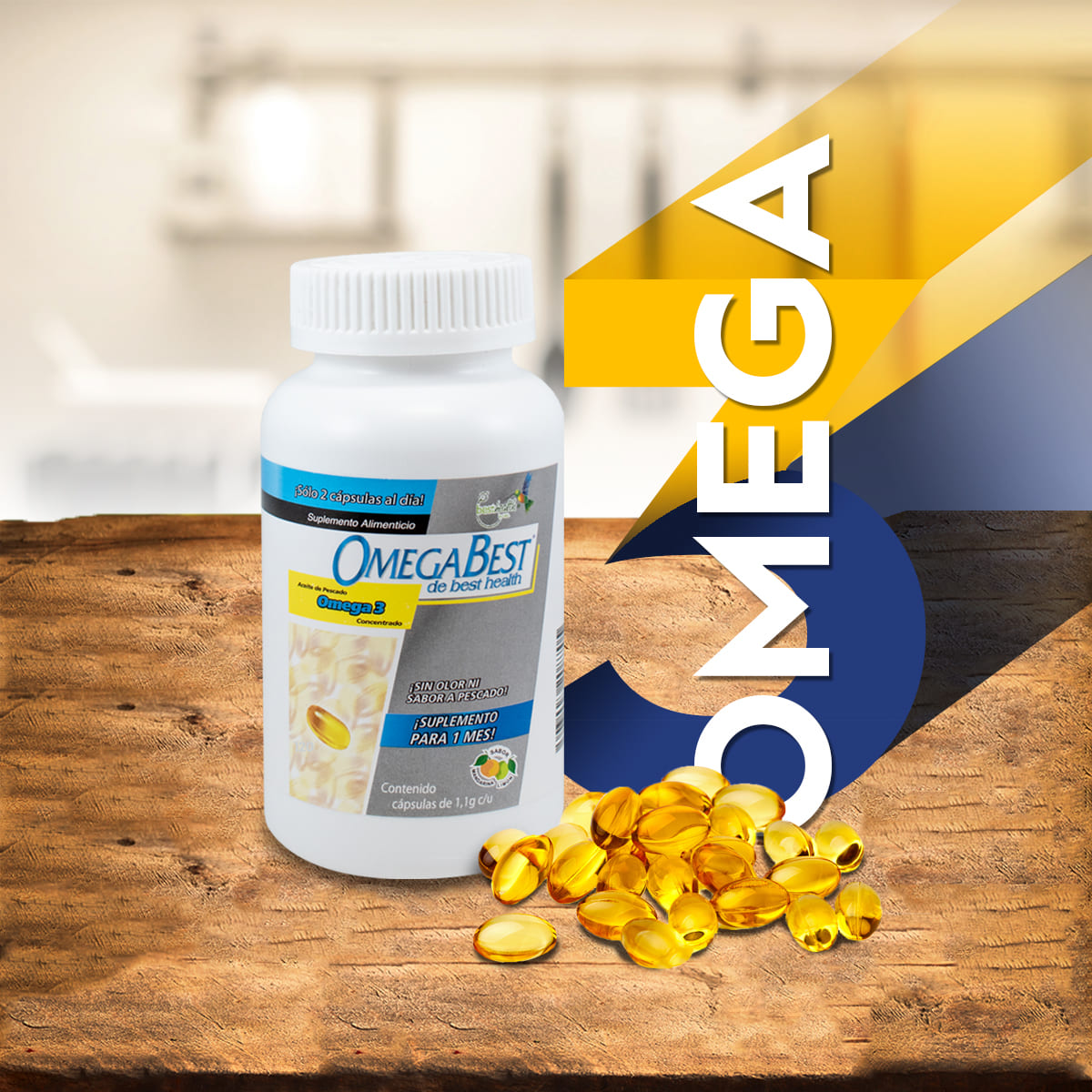 Foto 4 pulgar | Cápsulas Suaves De Aceite De Pescado Puro Omega 3, Con Delicioso Sabor Limón-mandarina