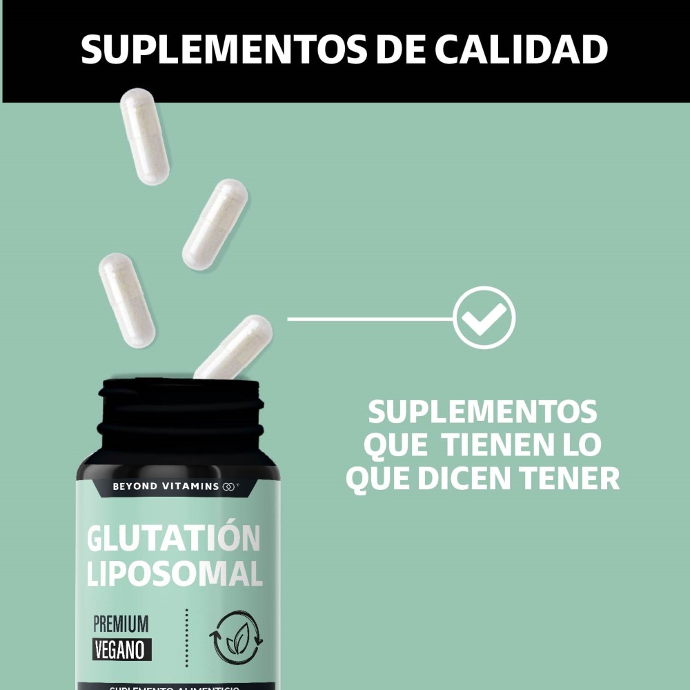 Foto 5 pulgar | Suplemento Alimenticio L-glutation Liposomal, L-glutamina, L-glicina, Zinc Y Selenio 60 Cápsulas