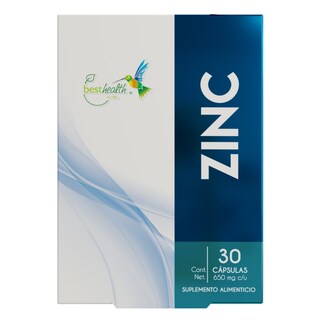 Foto 1 | Zinc 30 Caps Best Health Suplemento Alimenticio
