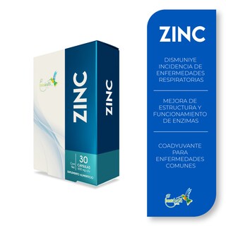 Foto 2 | Zinc 30 Caps Best Health Suplemento Alimenticio