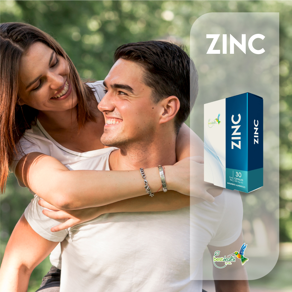 Foto 5 pulgar | Zinc 30 Caps Best Health Suplemento Alimenticio