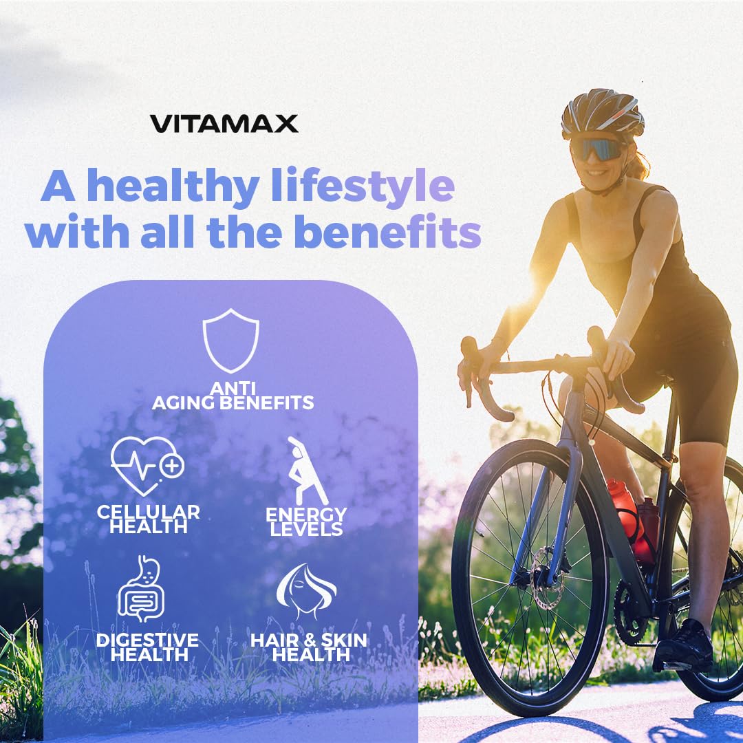 Foto 8 pulgar | Suplemento Vitamax Resveratrol Nad+, Berberina Y Ácido Hialurónico - Venta Internacional.