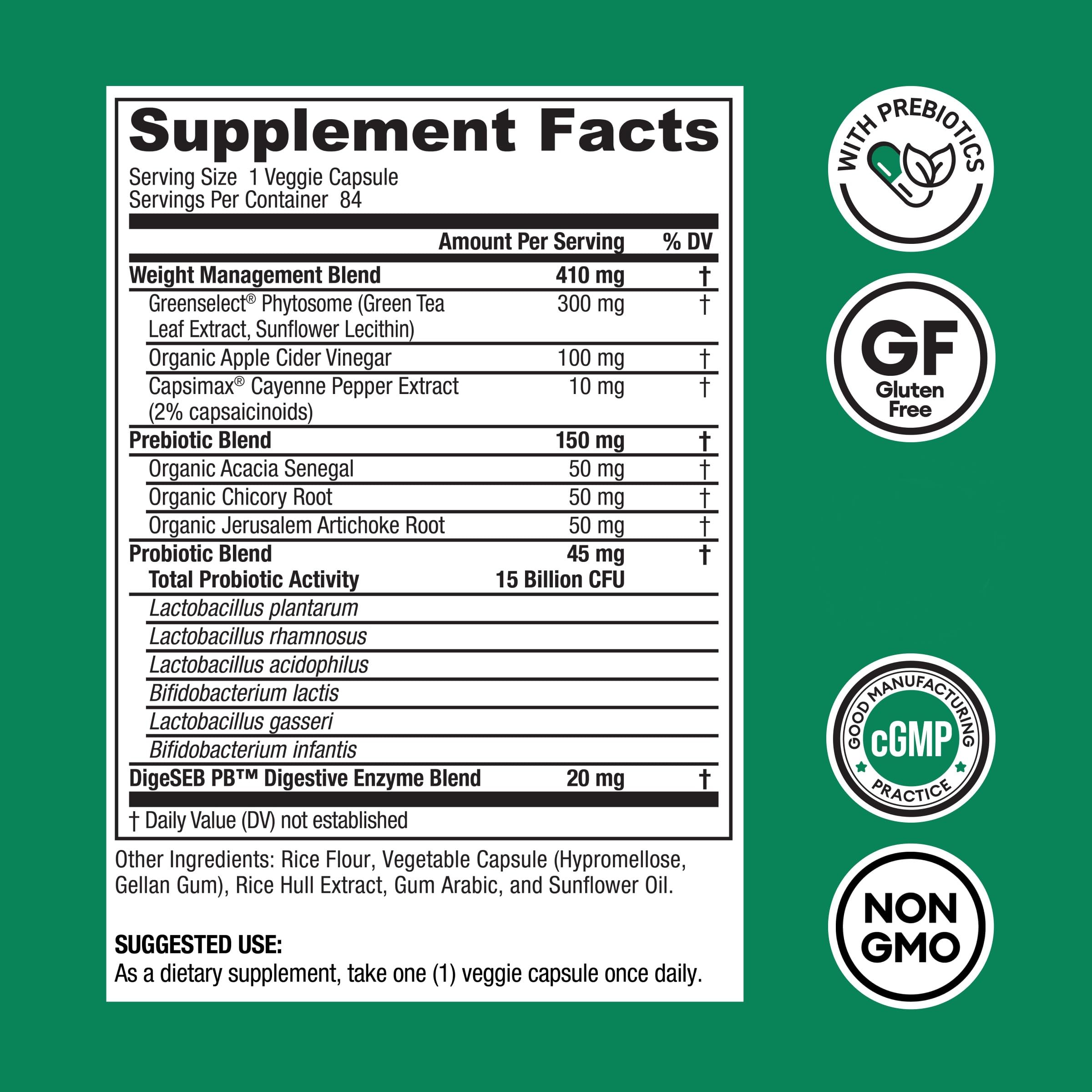 Foto 3 pulgar | Suplemento Physician's Choice Probiotics Thin-30 84 Unidades - Venta Internacional.