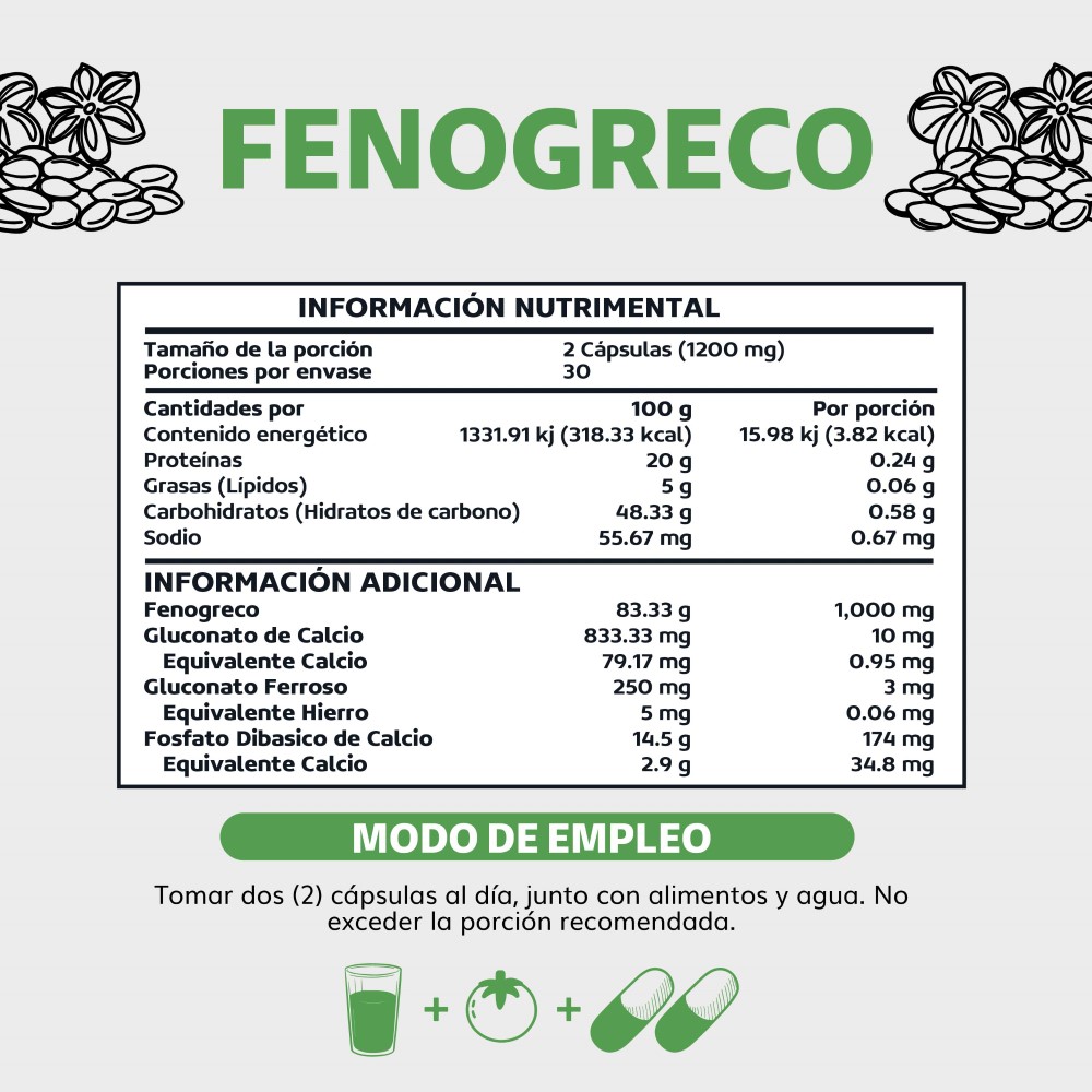 Foto 7 pulgar | Suplemento Alimenticio Beyond Vitamins Fenogreco, Calcio Y Hierro 60 Cápsulas