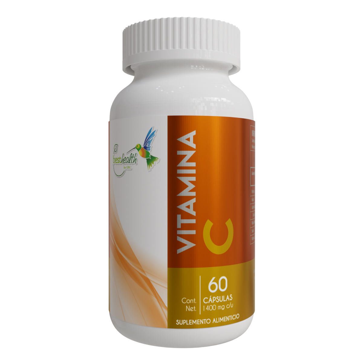 Foto 1 | Suplementos Best Health de Vitamina C 60 Cápsulas