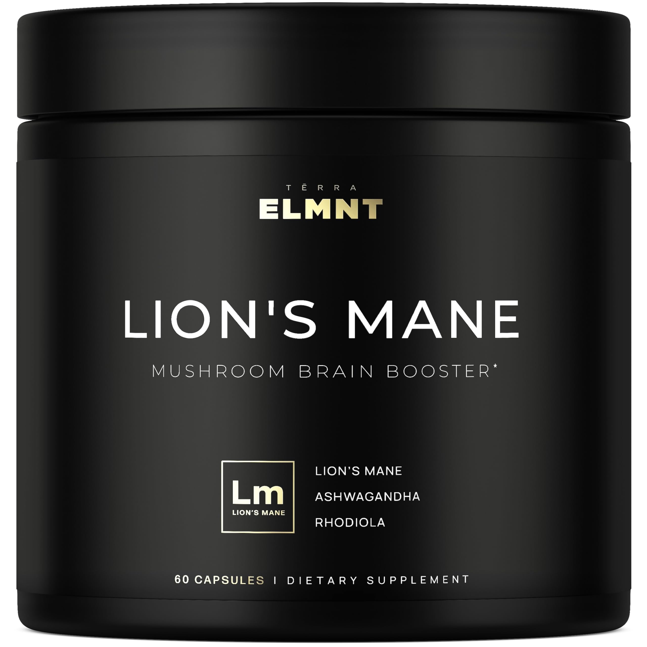 Foto 2 pulgar | Suplemento Terra Elmnt Lions Mane De 20,000 Mg Con Ashwagandha Y Rodiola - Venta Internacional.