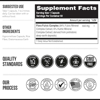 Foto 7 | Suplemento Triquetra Health Flora Fulvic 550 Mg 60 Cápsulas - Venta Internacional