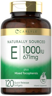 Foto 1 | Suplemento de Vitamina E Carlyle 1000 Ui 671 Mg 120 Cápsulas Blandas - Venta Internacional