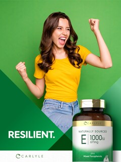 Foto 7 | Suplemento de Vitamina E Carlyle 1000 Ui 671 Mg 120 Cápsulas Blandas - Venta Internacional