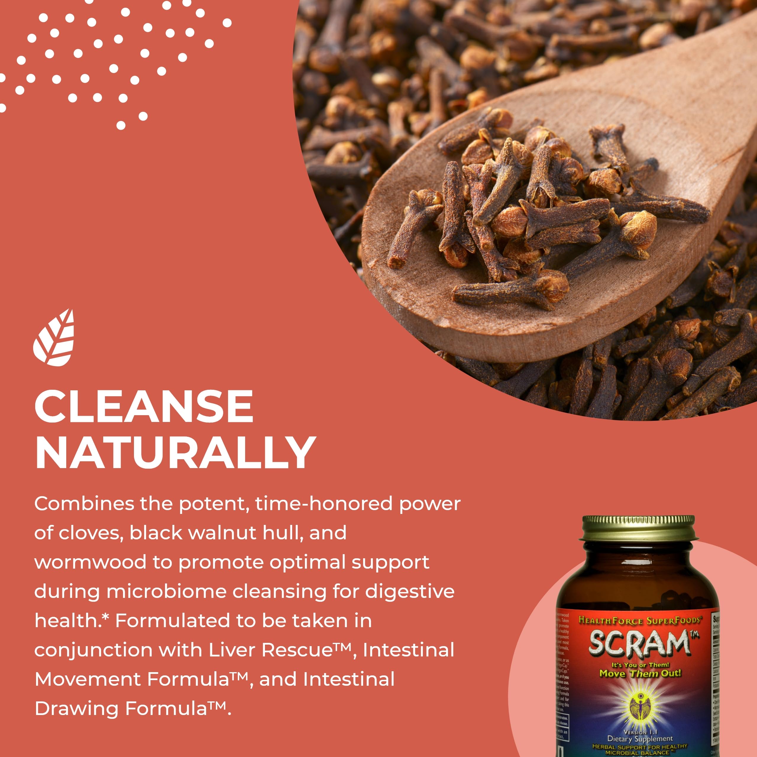 Foto 4 | Suplemento Healthforce Superfoods Scram 150 Cápsulas Veganas - Venta Internacional