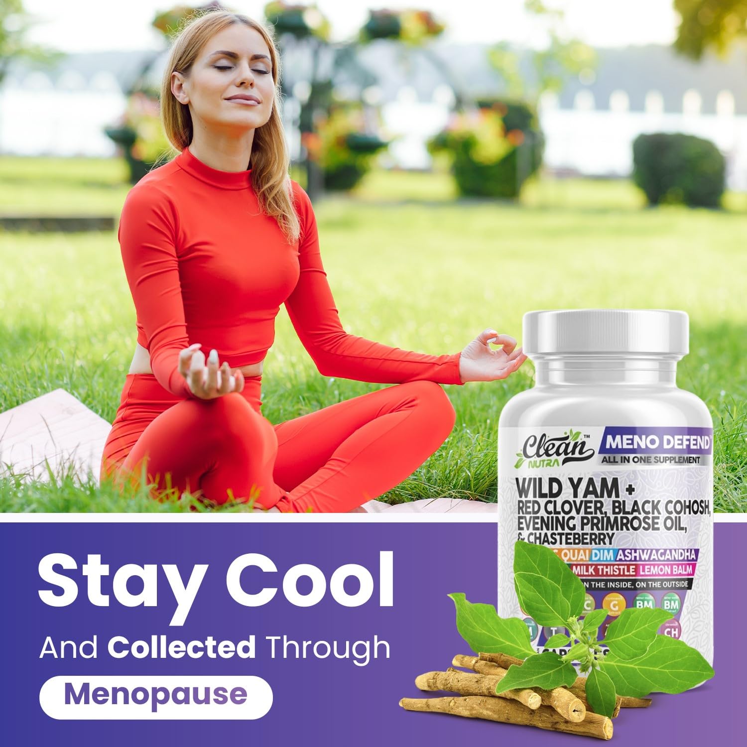 Foto 6 pulgar | Suplemento Meno Defend de Clean Nutra para el Equilibrio Hormonal en Mujeres - Venta Internacional