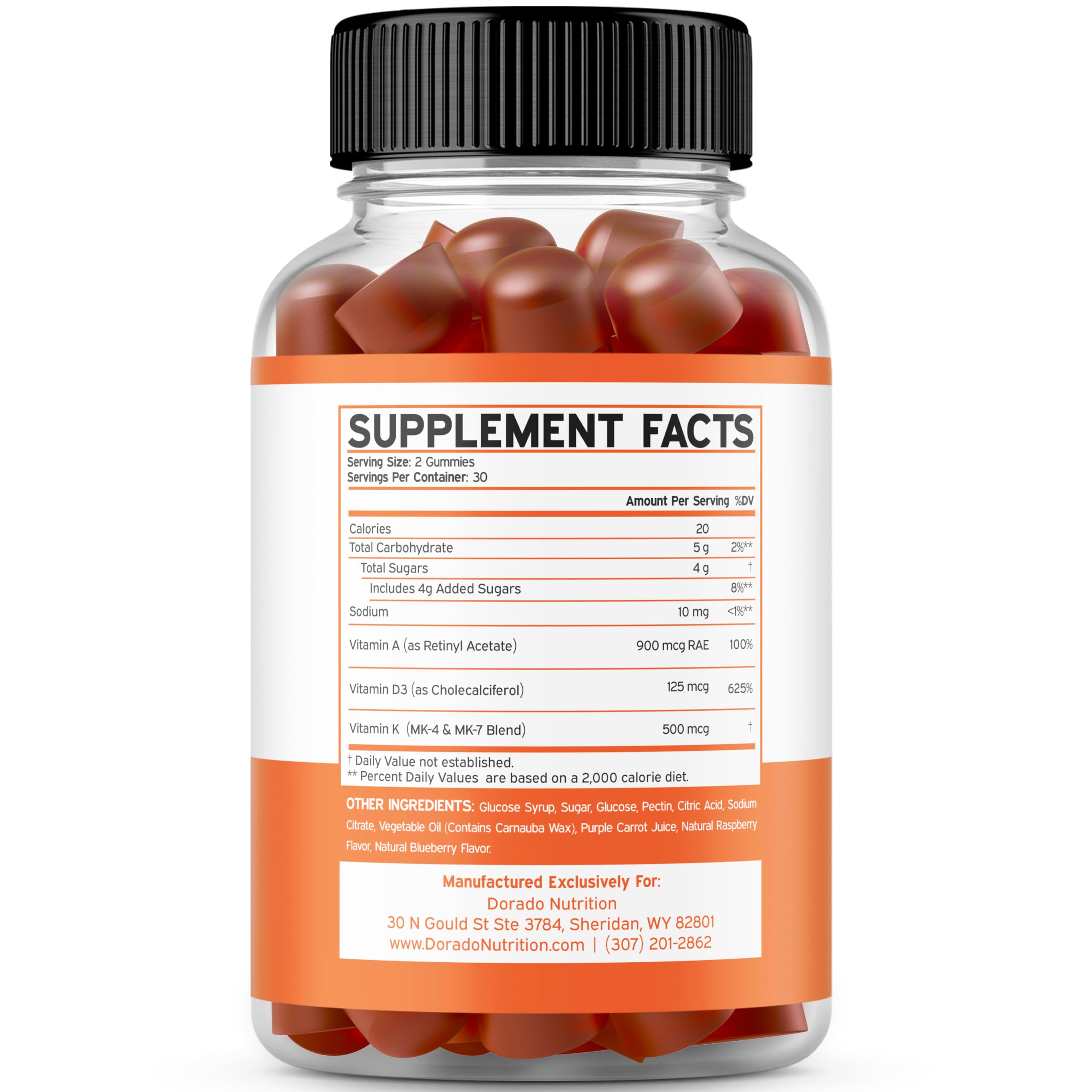 Foto 3 pulgar | Suplemento Dorado Nutrition Vitamina D3 de 60 Gomitas-Venta Internacional