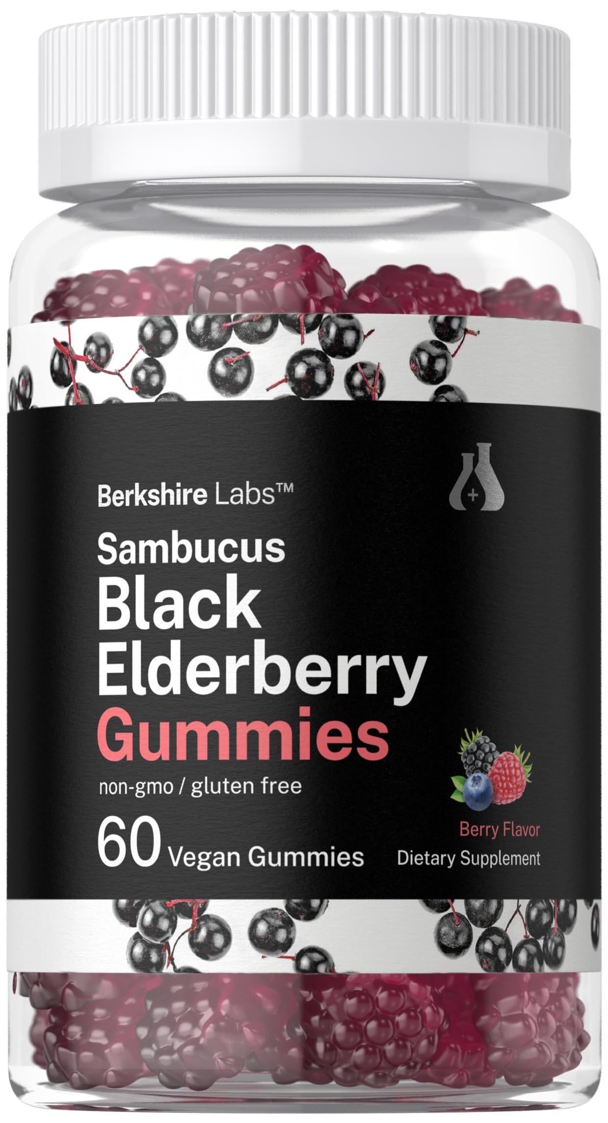 Foto 2 pulgar | Suplemento: Gomitas Horbaach Sambucus de Saúco Negro 60 Unidades - Venta Internacional