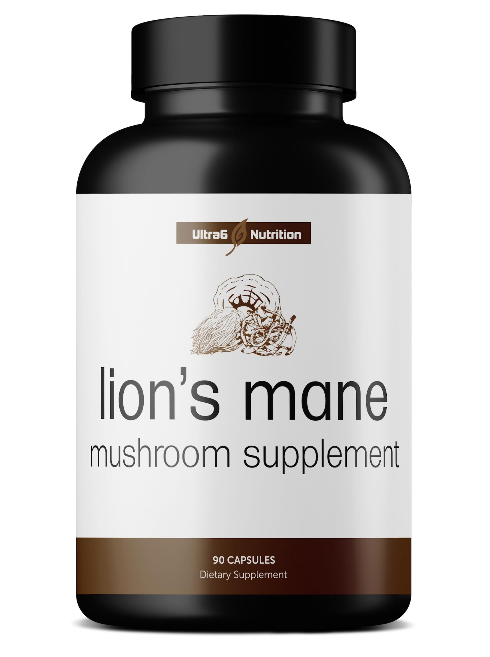 Foto 2 pulgar | Suplemento Ultra6 Nutrition Organic Lions Mane 90 Cápsulas - Venta Internacional