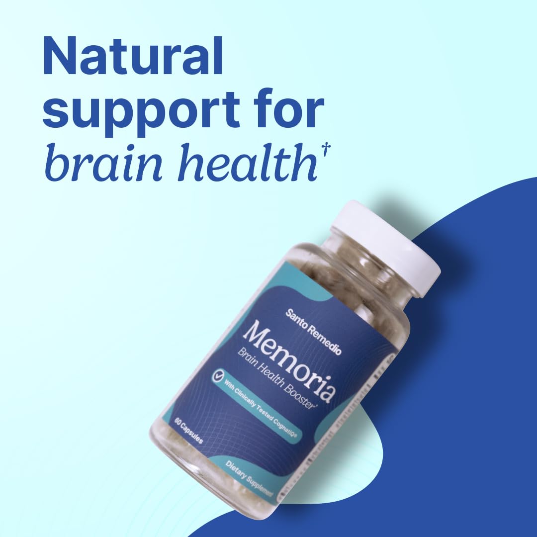 Foto 3 pulgar | Suplemento Santo Remedio Memoria Brain Health 60 Capsulas - Venta Internacional