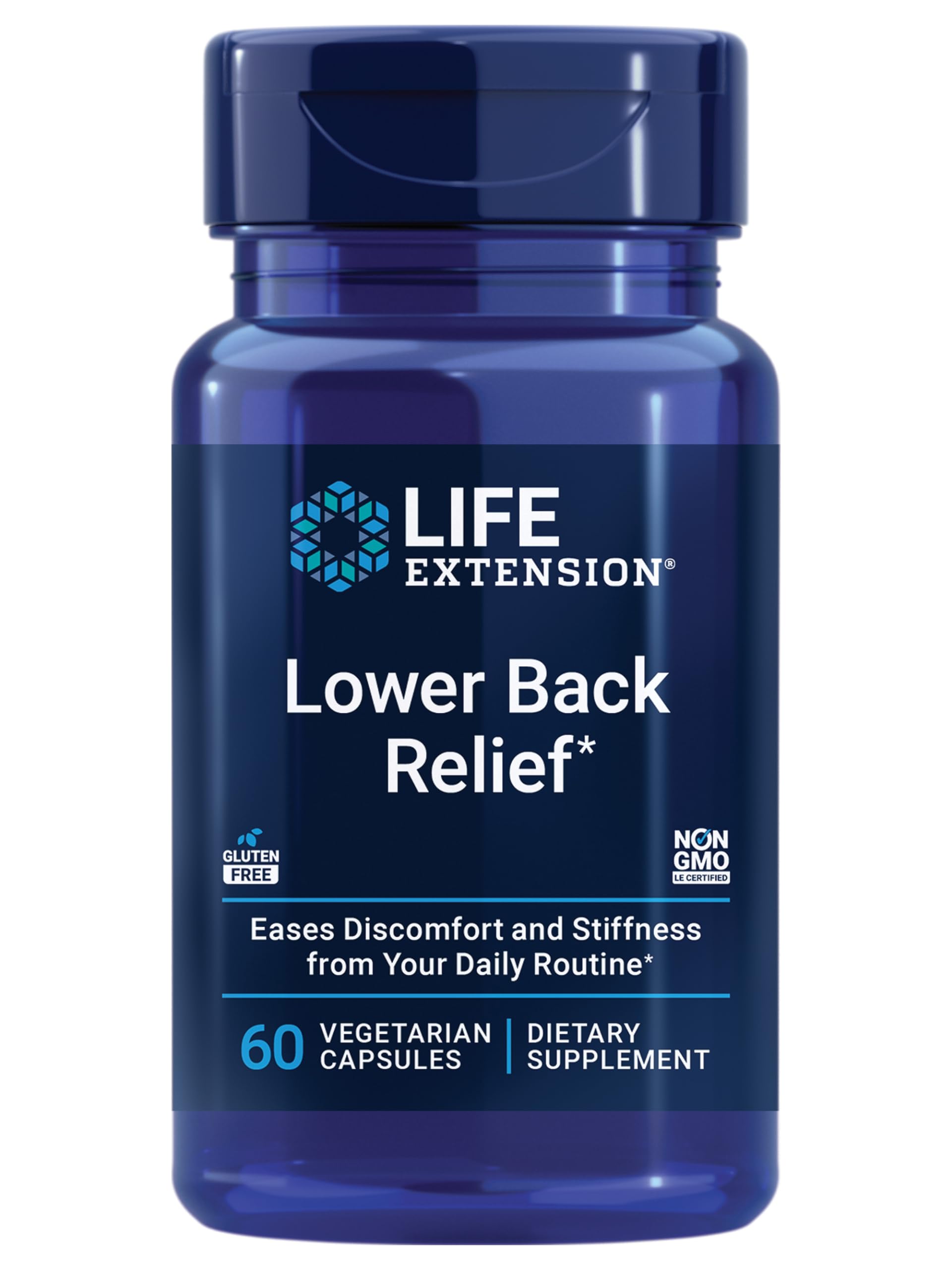 Foto 2 pulgar | Supplement Life Extension Lower Back Relief 60 Cápsulas - Venta Internacional
