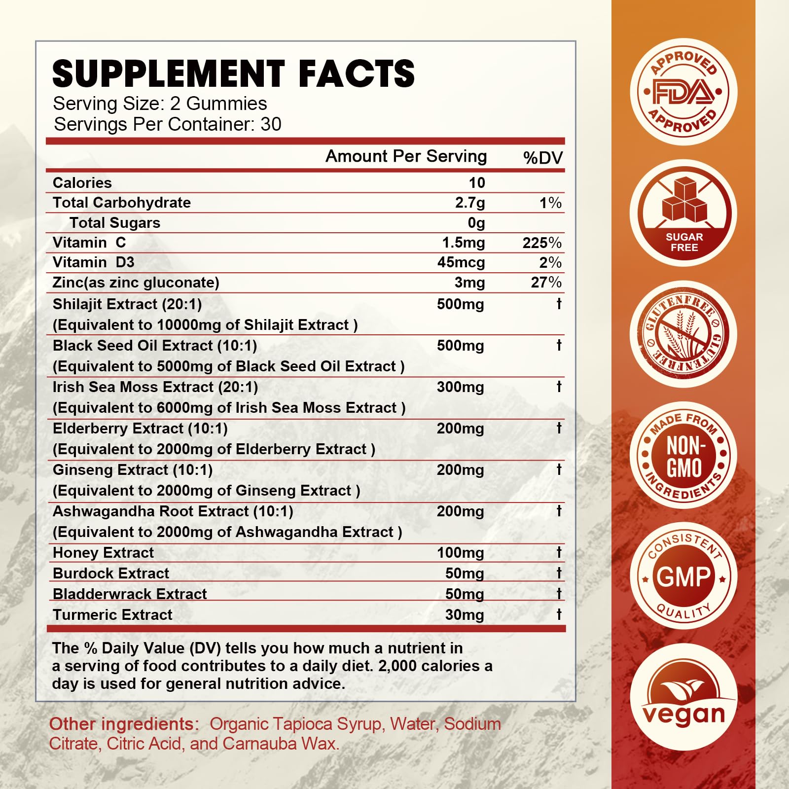 Foto 8 pulgar | Suplemento Gummies B Beworths Shilajit Sea Moss con Semillas Negras - Venta Internacional