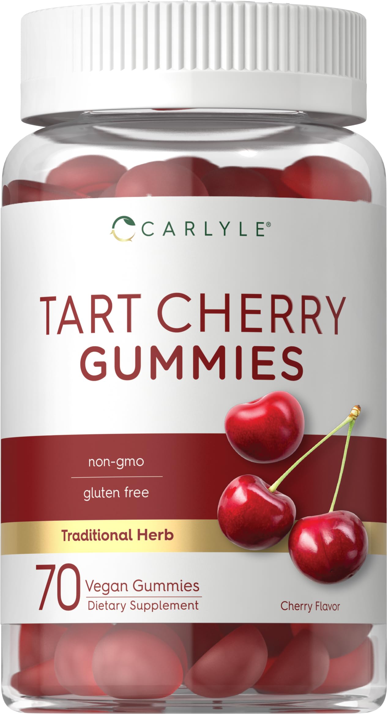 Suplemento Carlyle Tart Cherry Gummies, 2000 Mg, 70 Unidades - Venta Internacional.