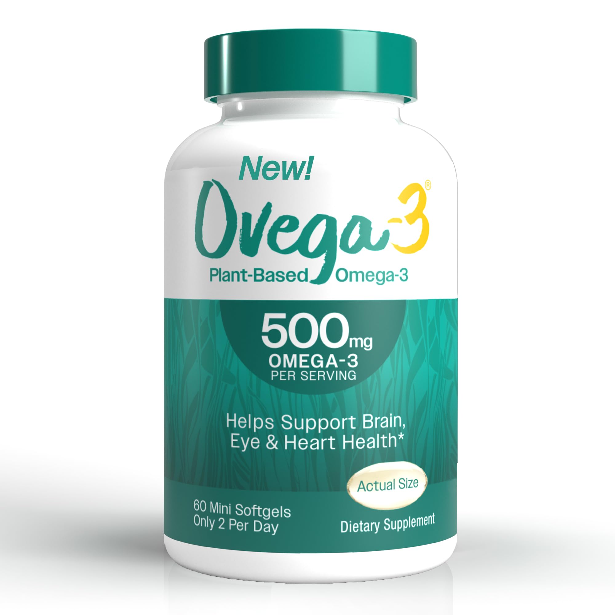 Foto 2 pulgar | Suplemento Omega-3 De Origen Vegetal 500 Mg 60 Unidades - Venta Internacional