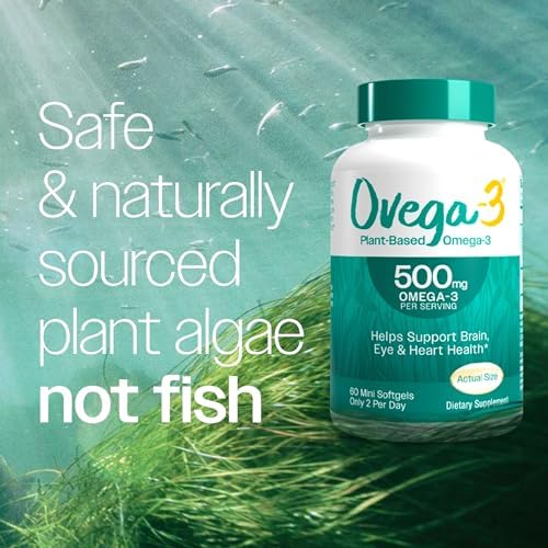 Foto 7 pulgar | Suplemento Omega-3 De Origen Vegetal 500 Mg 60 Unidades - Venta Internacional