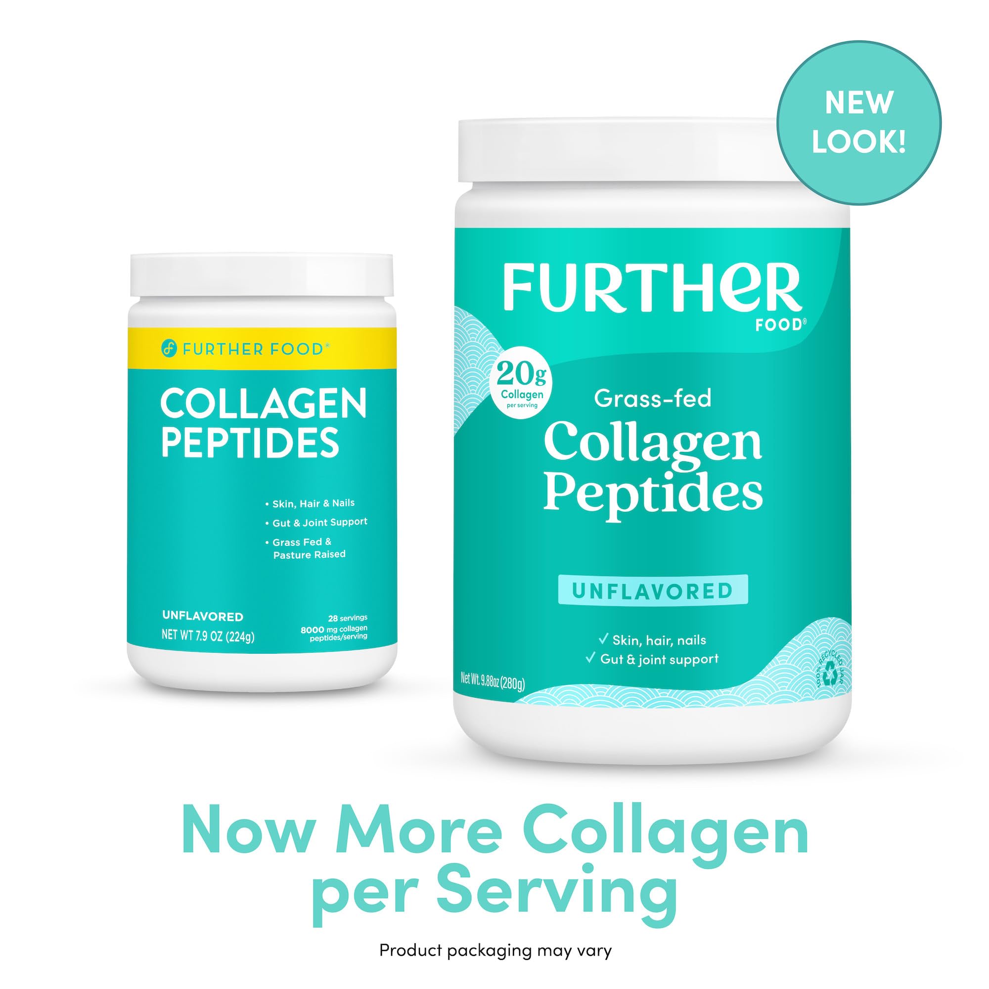 Foto 6 pulgar | Péptidos de Colágeno en Polvo Further Food Sin Sabor 275 Ml - Venta Internacional
