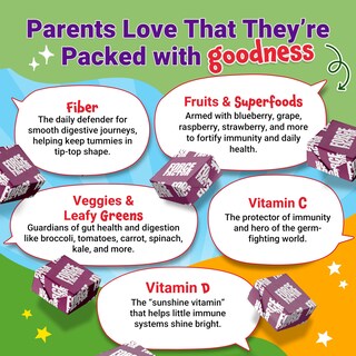 Foto 3 | Suplemento Force Factor Kids Superfood Super Chews 60 Unidades - Venta Internacional