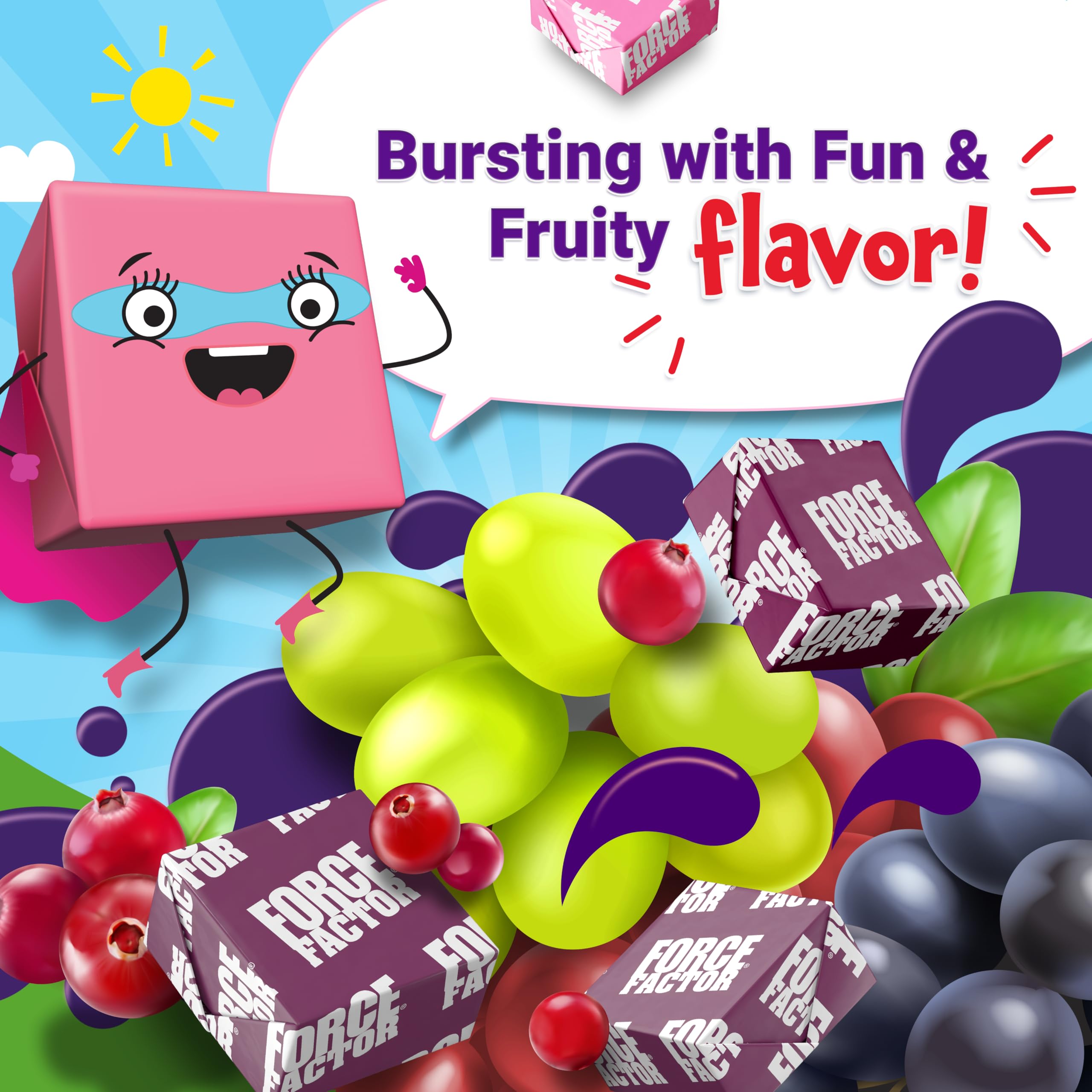 Foto 5 pulgar | Suplemento Force Factor Kids Superfood Super Chews 60 Unidades - Venta Internacional