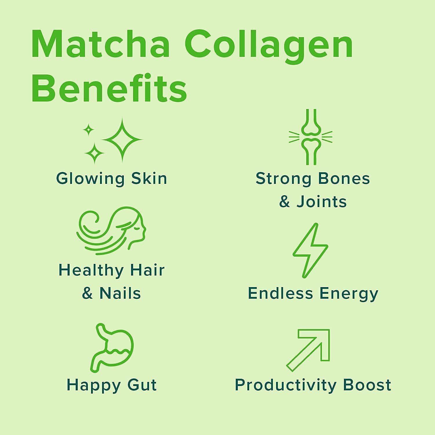 Foto 5 pulgar | Suplemento de Péptidos de Colágeno Matcha para Energía y Bienestar 300 ml  - Venta Internacional