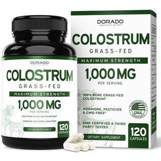 Foto 1 | Suplemento Dorado Nutrition Calostro 1000 mg 120 Cápsulas Veganas - Venta Internacional
