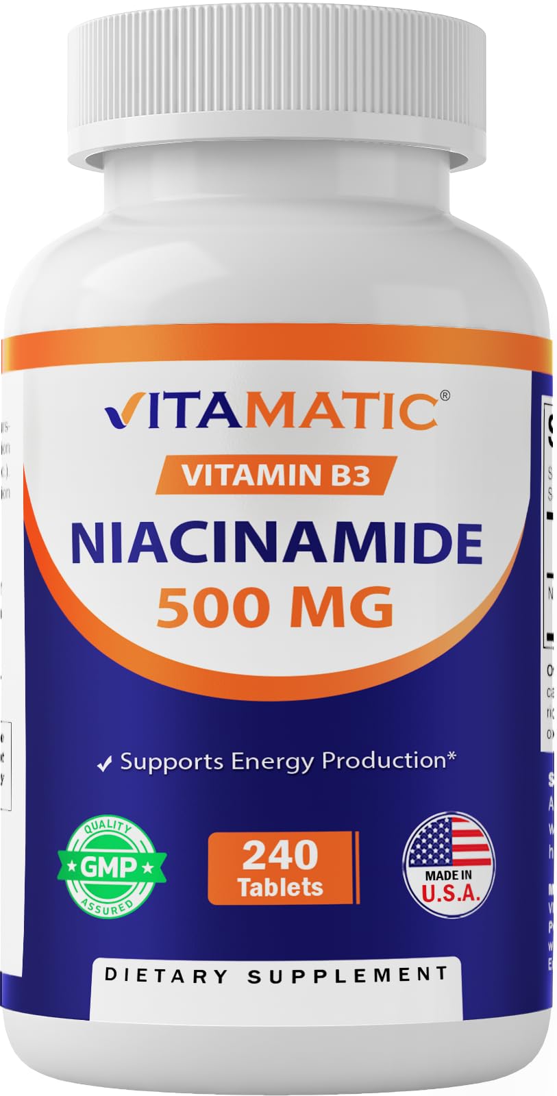 Foto 2 pulgar | Suplemento Vitamatic de Niacinamida 500 Mg 240 Comprimidos - Venta Internacional