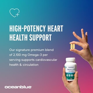 Foto 4 | Suplemento OceanBlue Omega-3 2100 con Vitamina D3 120 Capsulas 2 Unidades - Venta Internacional