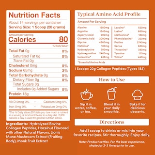 Foto 2 | Péptidos de Colágeno Further Food de 280g-Venta Internacional