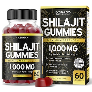 Foto 1 | Gomitas Shilajit Supplement Dorado Nutrition 1000 mg 60 Unidades - Venta Internacional