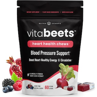 Foto 1 | Suplemento Nutrachamps Vitabeets Masticables De Remolacha 60 Cápsulas-Venta Internacional