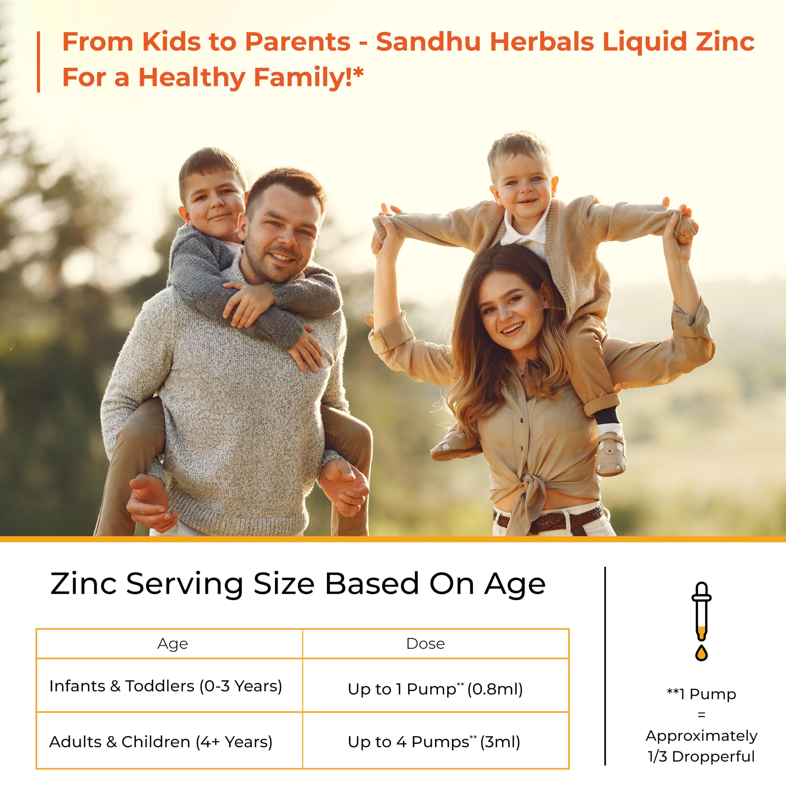 Foto 3 pulgar | Suplemento de Zinc Líquido Sandhuherbals 120 ml para Niños y Niños Pequeños - Venta Internacional