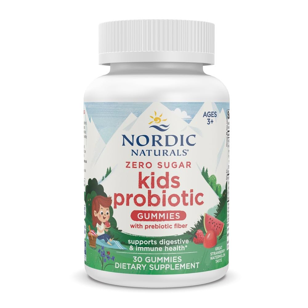 Foto 2 pulgar | Gomitas Probióticas Nordic Naturals Zero Sugar Kids 30s - Venta Internacional