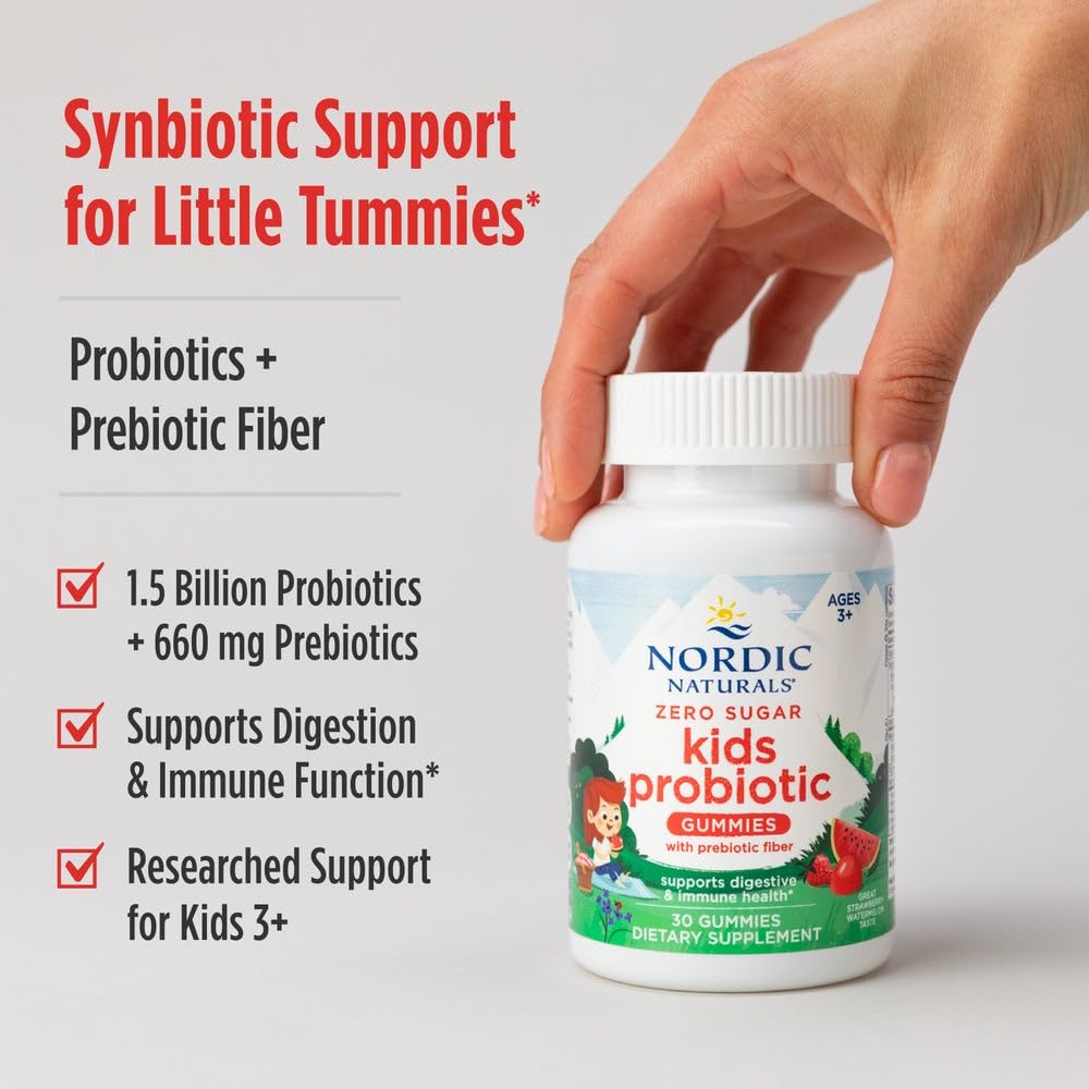 Foto 8 pulgar | Gomitas Probióticas Nordic Naturals Zero Sugar Kids 30s - Venta Internacional