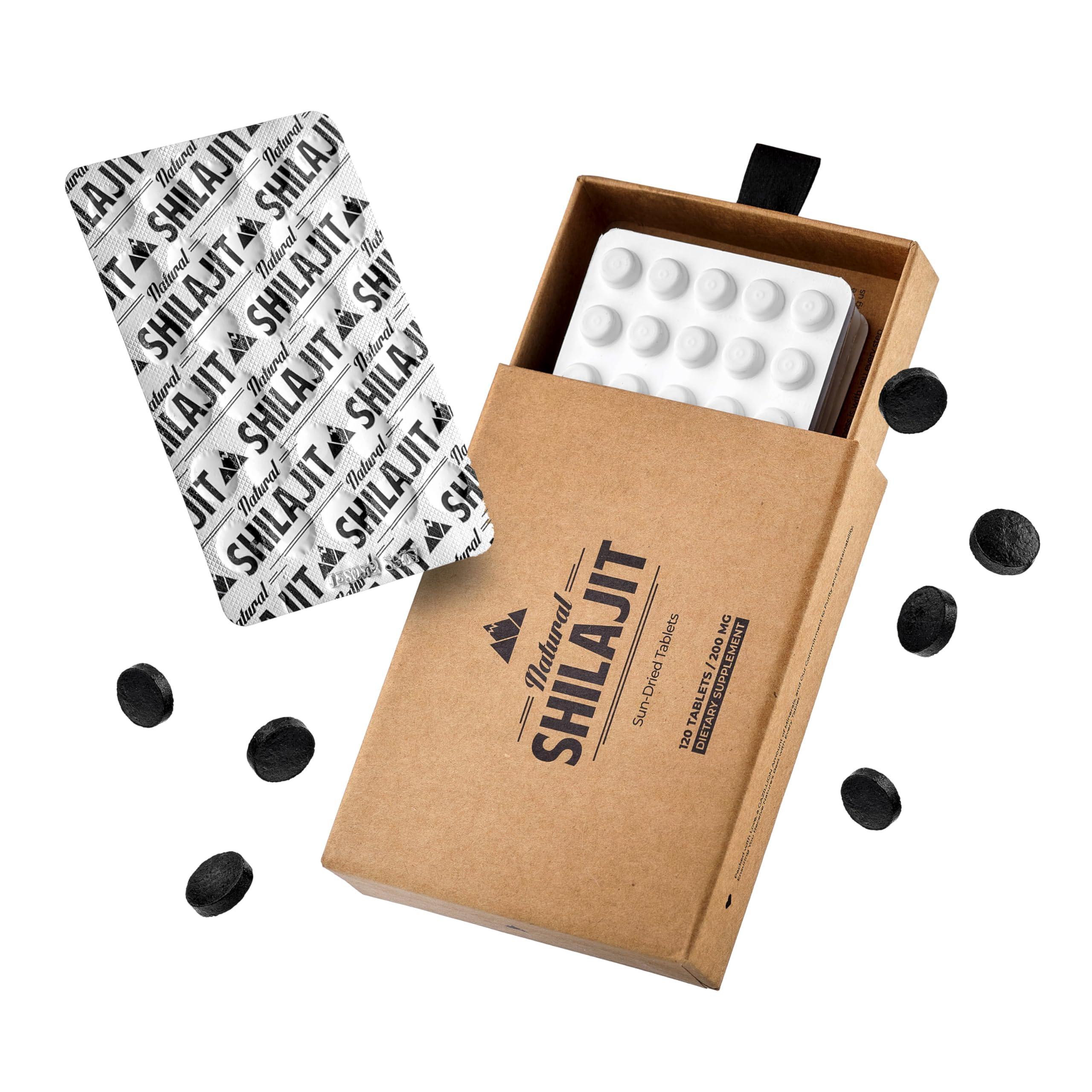 Foto 2 pulgar | Tabletas Natural Shilajit de 120 Unidades 100% Puras con Minerales - Venta Internacional